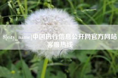 鄄城中国执行信息公开网官方网站客服热线