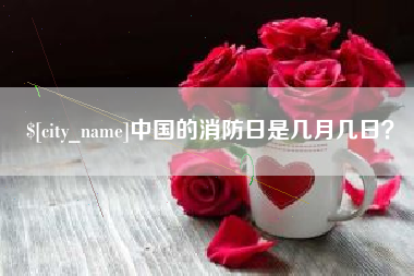 鄄城中国的消防日是几月几日？