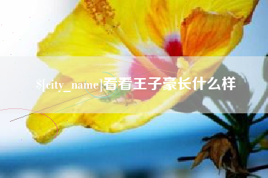 鄄城看看王子豪长什么样