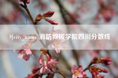 鄄城消防救援学院四川分数线