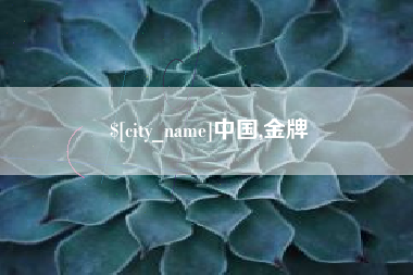 鄄城中国,金牌