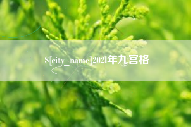 鄄城202l年九宫格