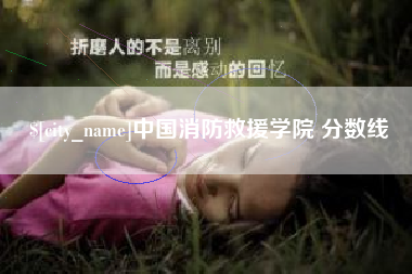 鄄城中国消防救援学院 分数线