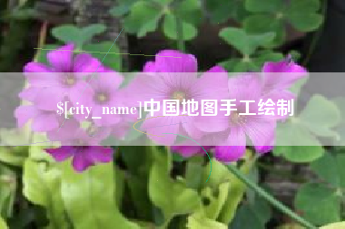 鄄城中国地图手工绘制