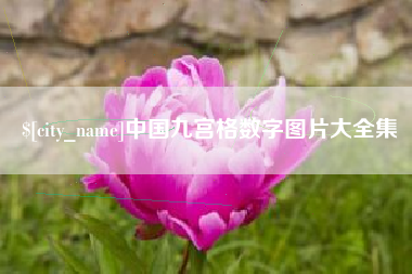 鄄城中国九宫格数字图片大全集