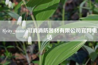 鄄城川消消防器材有限公司官网电话