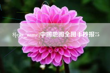 鄄城中国地图全图手抄报75