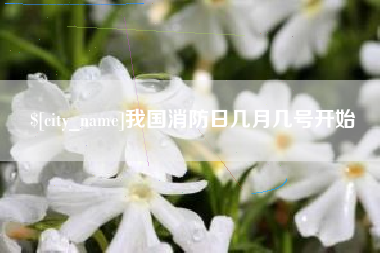 鄄城我国消防日几月几号开始