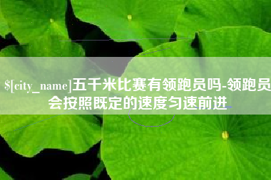 鄄城五千米比赛有领跑员吗-领跑员会按照既定的速度匀速前进