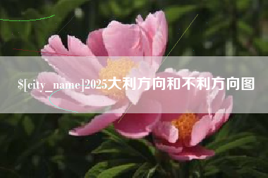 鄄城2025大利方向和不利方向图