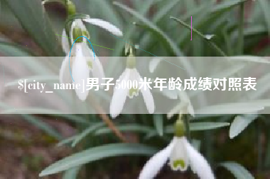 鄄城男子5000米年龄成绩对照表