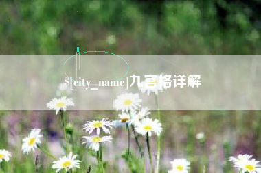 鄄城九宫格详解