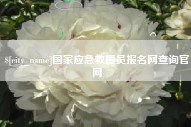 鄄城国家应急救援员报名网查询官网