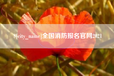 鄄城全国消防报名官网2021